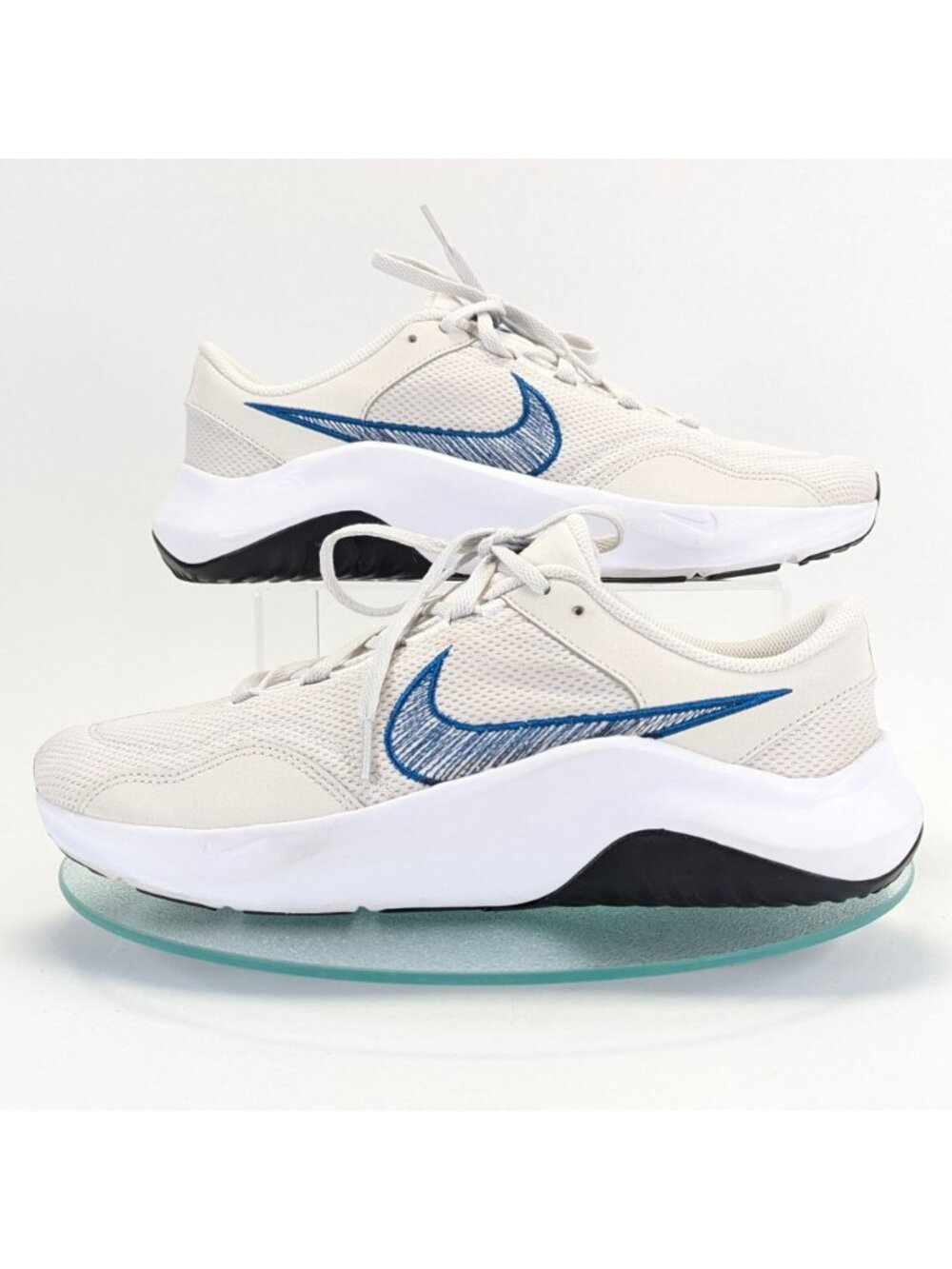 Nike Legend Essential 3 Next Natura Mens Size 10.5 White Running Shoes Sneakers - Picture 3 of 10